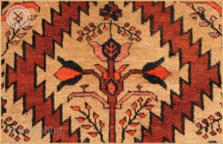 TR1132
Antique Baluch rug natural dyed wool on wool foundation
Very good condition
Size : 1.74m x 1.17m  5`9" x 3`10"              