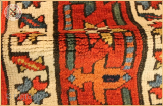 RG1059-
Antique Shahzavan runner circa 1880 natural dyes kurk wool on wool foundation
Very good condition
Size : 2.79m x 1.02m  9`2" x 3`4"           