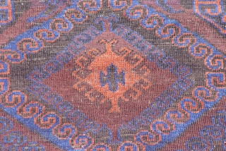 Antique Balouch rug, 3'5" x 5'10", (104 x 178 cm.) very good original condition.                   