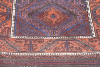 Antique Balouch rug, 3'5" x 5'10", (104 x 178 cm.) very good original condition.                   