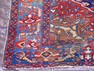 Antique Persian Malayer oriental rug, ca. 1900, 4'8" x 6'4" (143 x 193 cm)                   