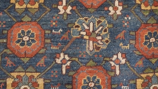 Antique Persian Veramin rug, it is (3'10" x 8'6" ft)or(117 x 260 cm.).                    