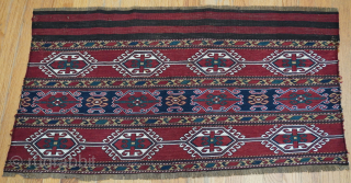 Antique Soumak Caucasian Dagestan Bag-face ca.1880s, 3'5" x 1'10" 
thetriballooms@yahoo.com                       