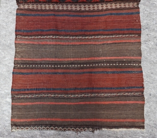 Antique Baluch Bag, ca. 1870s, size is 2'9" x 2'9" ft.(84 x 84 cm.)                   