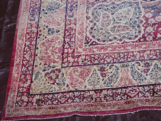 Antique Persian Kermanshah, circa 1880's, it measures 7'10" x 10'3" (239 x 313 cm.), this is in wonderful condition, has been hand washed and cleaned professionally.       