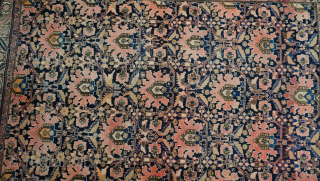 19th Century Persian Seneh Rug, 4'7" x 6'7"ft.