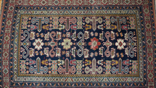 Antique Caucasian Kuba rug, it is 4'x 5'8" ft.                        
