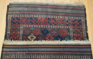19th century Baluch rug, (3'5" x 6'ft.) great original condition, hand washed professionally.                    