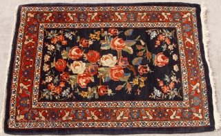 Antique Persian Mohajeran Sarouk , circa 1900's, size is 64 x 92 cm. / 2'1" x 3'ft. mint condition.              