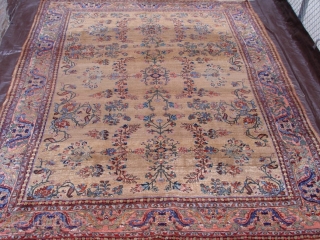 Antique Persian rug Bijar , 9'2" x 12'2" circa 1860, 100% wool pile and warp and weft , very good condition , no repairs,  no touch up, no odor, has been  ...