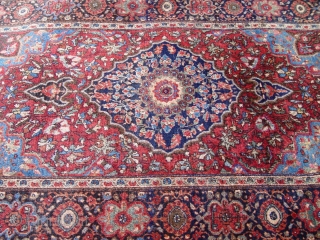 Antique Farahan Sarouk , size: 3'4" x 5' ft. , very good original condition.                   