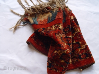 Antique Turkoman Tekke Torba, size is: (1'6" x 3'8"ft) or (51 x 112 cm)                   