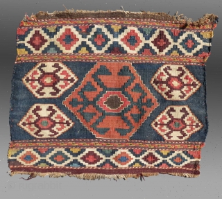 Shahsevan "Mafrash" (bedding bag) Panel, W.(?) Persia, late 19th/early 20th C., 1'8" x 1'5"

Good condition, all natural dyes

$375 including domestic USA shipping           