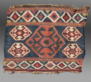 Shahsevan "Mafrash" (bedding bag) Panel, W.(?) Persia, late 19th/early 20th C., 1'8" x 1'5"

Good condition, all natural dyes

$375 including domestic USA shipping           