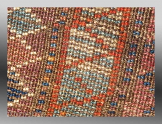 Baluch "Pushti" (Bag Face), W. Afghanistan, 19th Century, approx 1'7" x 2'10"

An extremely unusual example of a functional type of weaving, a type that is only found in Afghanistan among the so-called  ...