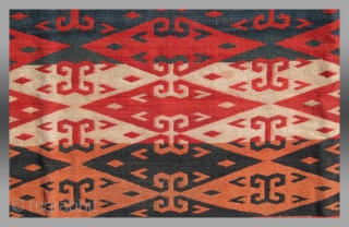 Uzbek Flat Weave, Central Asia, circa 1900, approx 4' x 5'                      