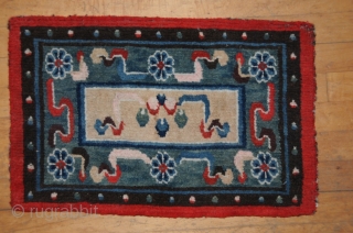 Set of Three piled pillow covers.

Early 20th Century

Tibet                         