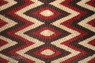 Saddle pad. split ply twining. 
20 x 43 inches
late 19th/ early 20th century
Tibet                    