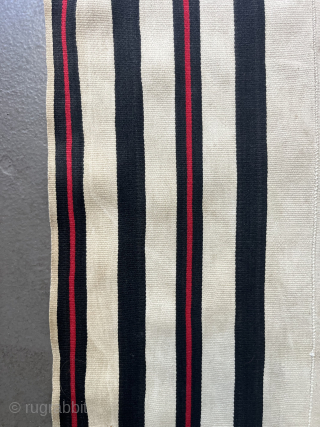 Antique Nagaland blanket (Northeast India). Made from very fine hand-spun cotton. 155 x 86 cm. info@thomaswild.com                 