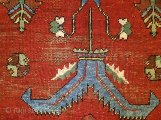 ladik, anatolia, 19th c., 334 x 113 cm, 11 x 3'8", partly worn, one corner with an old restoration              