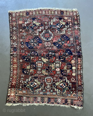 A wonky Quchan/Drunkadan rug from north-east Persia. First half 20th century. 170 x 125 cm.   info@thomaswild.com               