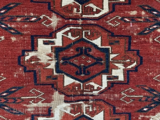 beautiful, rare and early, saryk chuval, ex-loges, 94 x 80 cm, turkmen.                     