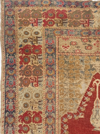 Antique Ghiordes Altar Rug - 19th Century
(165x135cm)                          