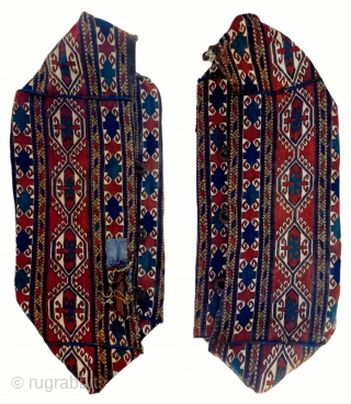 Complete Shahsavan Mafrash Bag Ca.1850's
(100x50x46cm).

E-mail: timeless.rugz@gmail.com                           