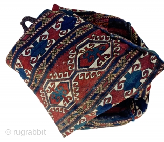 Complete Shahsavan Mafrash Bag Ca.1850's
(100x50x46cm).

E-mail: timeless.rugz@gmail.com                           