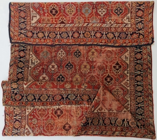 Antique Rare Qashqai Rug - Late 19th Century 
244x134cm - For sale as is. 

                  