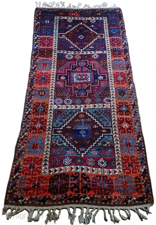 Antique Yörük Kurdish Rug (Reshwan Tribe) - ca.1880 in great condition.

240x118cm                      