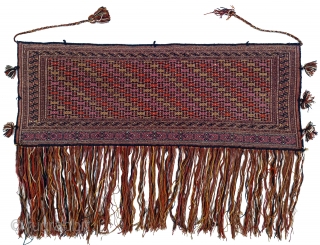 rare Saryck Torba-Shemle "gul" 
126x82cm (46cm without fringes).                         