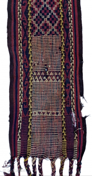 Antique Afghan Tent Band -Early 20th Century (1550x28cm)                         