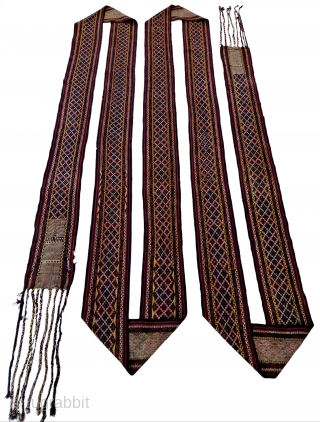 Antique Afghan Tent Band -Early 20th Century (1550x28cm)                         