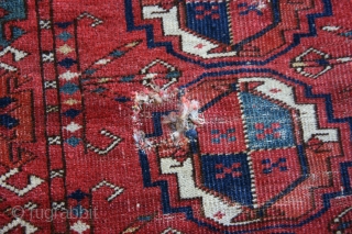 Early Ersari chuval with very open design, interesting elim. Natalia Nekrassova, former curator of rug and decorative art collections at the State Museum of Oriental Art in Moscow, examined the piece and  ...
