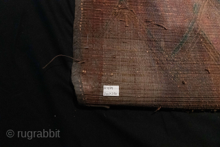 Mid-20th Century Moroccan Tuareg Mat, 200x250 cm, handwoven leather and reed in good conditions.For enquiries please contact me at tommaso.rugrabbit@gmail.com Thank you very much         