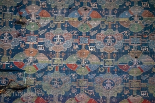 Ming, silk, fragment, 36x59cm, "shou" pattern                           