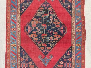 Gorgeous, lovely,  huge antique Bidjar rug in absolutely awesome design and outstanding color combinations. It is a very old rug most probably from 1880 or even before. It is an absolutely  ...