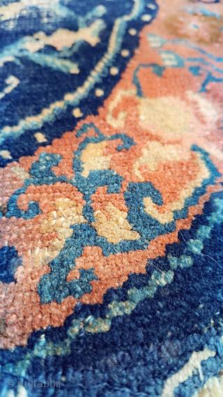 A wonderful tibetan undersaddle fragment. 19th century. All wool. Glorious colors.

Price on request,  tempting priced                 