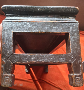 Tibetan small table with Wonderful patina
Feels very old, 18th century ?

Provenance : Jpwillborg Stockholm 

Price on request                