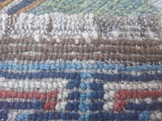 A fantastic Khaden from third quarter of 19th century in all wool.
Size 119x66 cm. Stunning green with multiple abrashes . Excellent condition with no repairs        