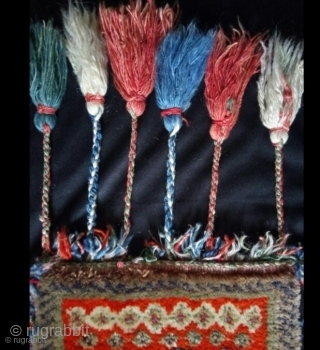 Qashqai Gabbeh bag double face, lion design, size: 27*25 cm                       