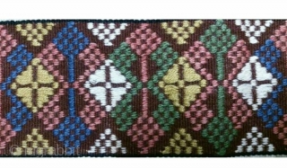 Swedish kilim, size: 114*46 cm, wall hanging.                          