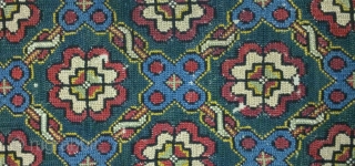 Antique swedish cross stitch, no: 110, size: 102*48cm, late 18th century, all natural colors.                   