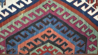 Antique Anatolian Kilim Fragment, no: 112, size: 96*52cm, 19th century, very nice motifs, wool and cotton, all natural colors.              