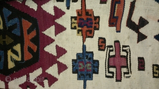 Antique Anatolian Kilim Fragment, no: 112, size: 96*52cm, 19th century, very nice motifs, wool and cotton, all natural colors.              