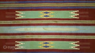 Antique syrian(syria) kilim, no: 163, size: 81*46cm, late 19th century, silk and wool.                    