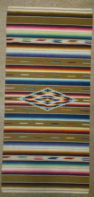 Antique Mexico kilim, no: 161, size: 103*48cm, silk and wool on cotton.                     