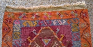 Anatolian Kilim, no: 138, size: 95*51cm, 20th century, wool and cotton.                      