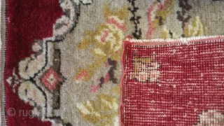Anatolian rug, no: 141, size: 39*38cm, wool and wool.                        